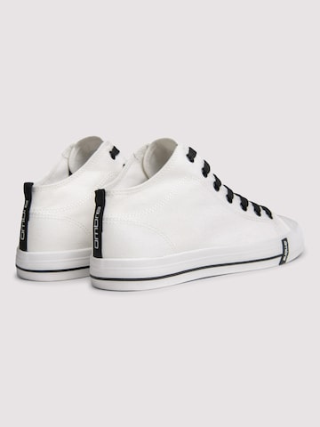 Ombre Sneakers hoog in Wit