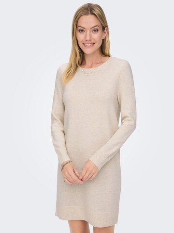 ONLY Gebreide jurk 'ONLRica' in Beige