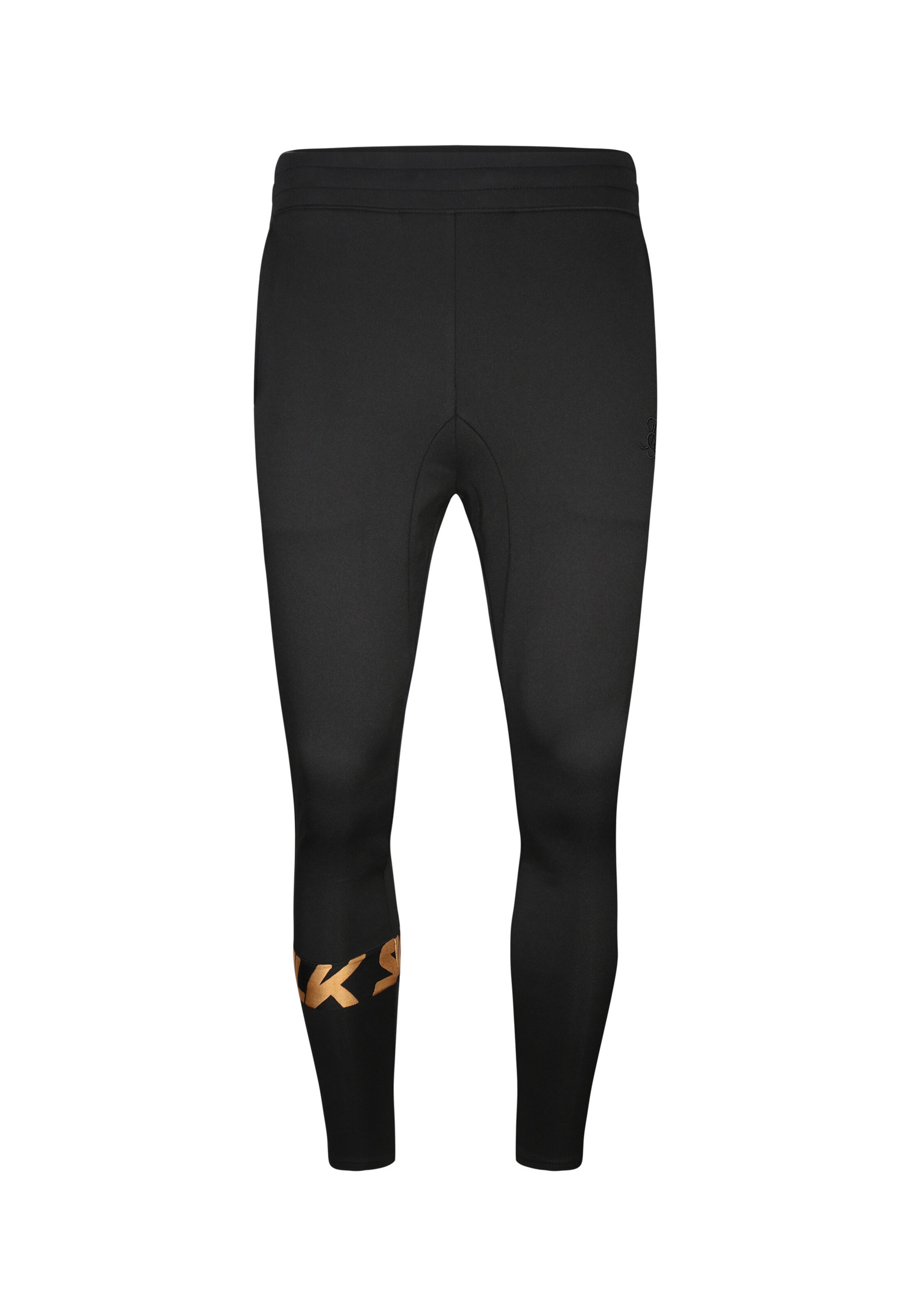 Tapered Pantaloni 'Dynamic' di SikSilk in nero: frontale