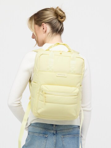 Kapten & Son Rucksack 'Bergen Cloud'‌‌‌ in Gelb: Vorderseite