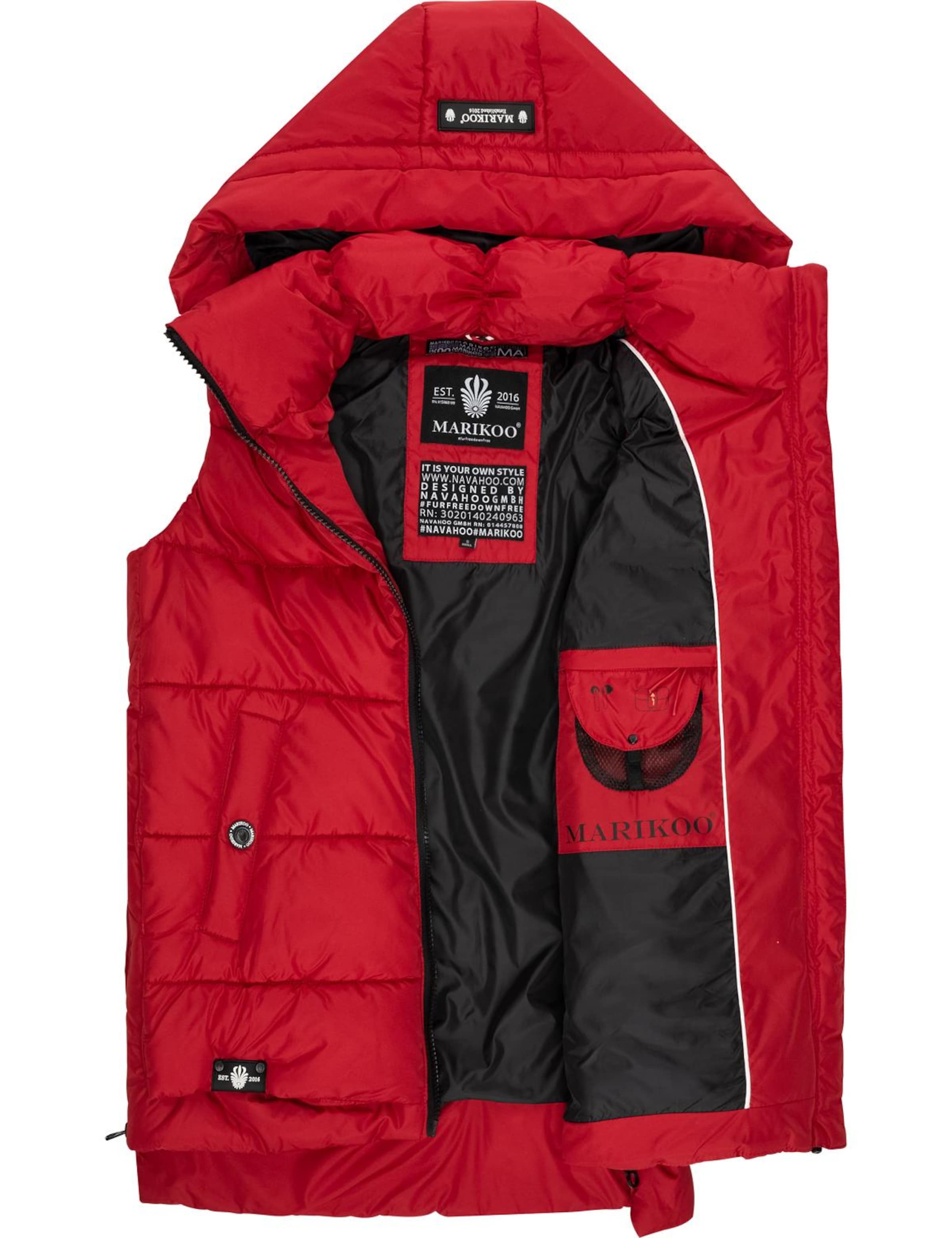 MARIKOO Kamizelka 'Zarinaa' w kolorze czerwony