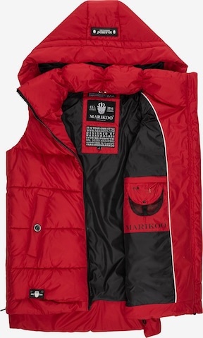 MARIKOO Bodywarmer 'Zarinaa' in Rood