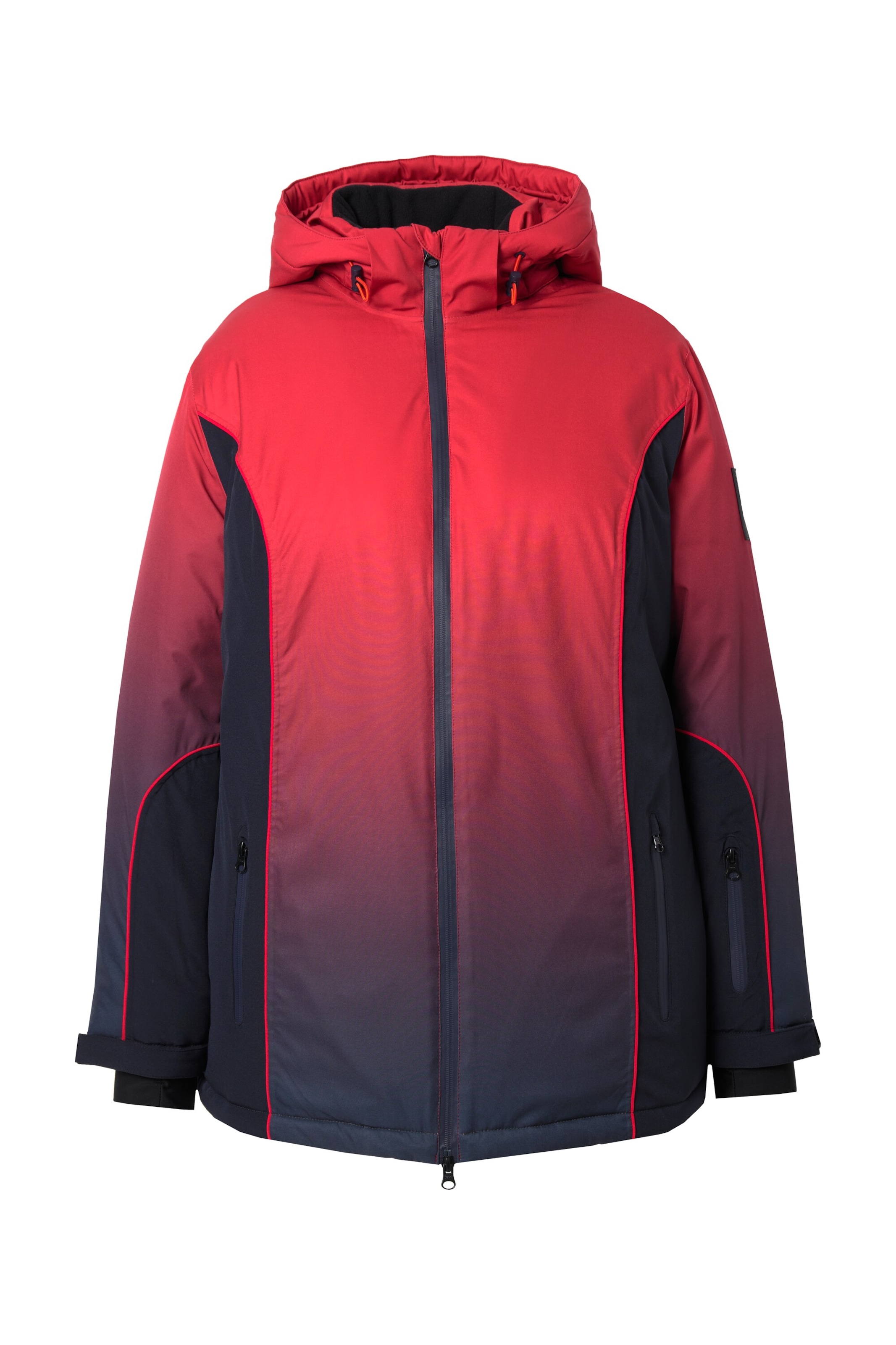 Ulla Popken Functionele jas in Rood: voorkant