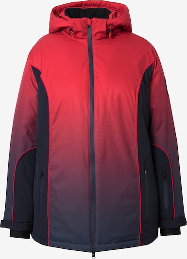 Ulla Popken Funktionsjacke in M-L in marine / rot, Produktansicht