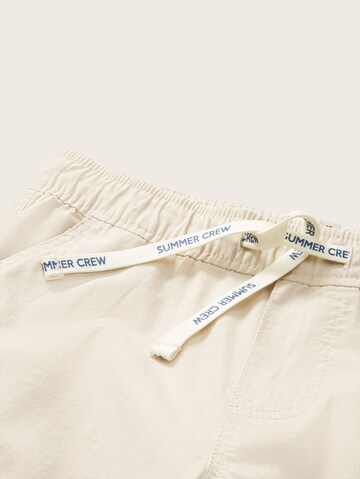 TOM TAILOR Regular Shorts in Beige