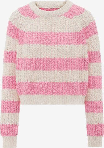 Pull-over Libbi en rose : devant