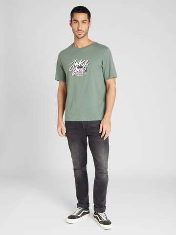 JACK & JONES Μπλουζάκι 'TAMPA' σε πράσινο