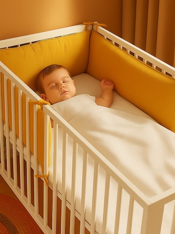 Couverture de bébé PAPATE en jaune : devant