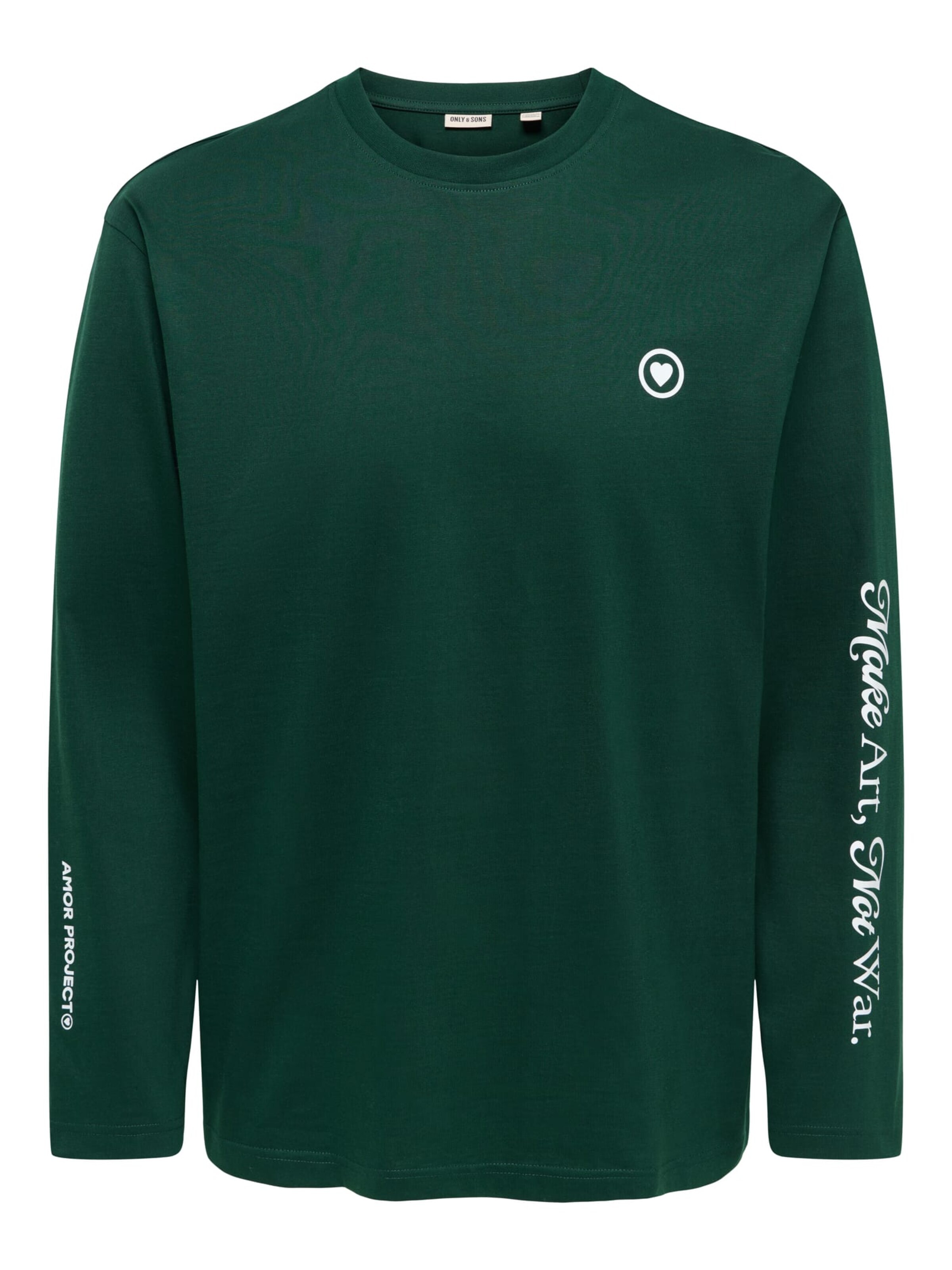 Only & Sons Shirt 'Fred' in XXL in Dark green, Item view