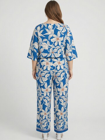 Guido Maria Kretschmer Curvy Широкий Штаны 'Rylie' в Синий