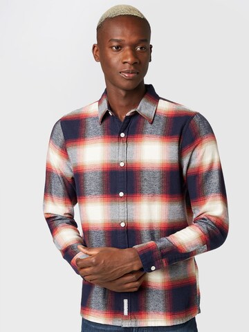 Coupe regular Chemise 'HOLIDAY' HOLLISTER en bleu : devant