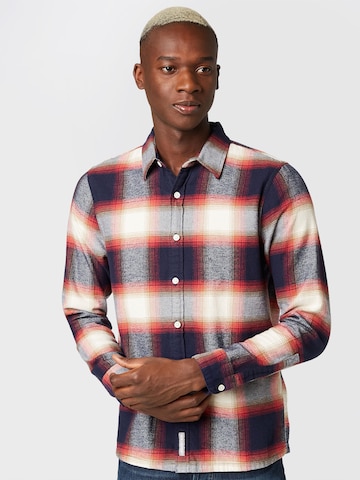 Coupe regular Chemise 'HOLIDAY' HOLLISTER en bleu : devant