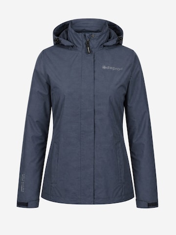 deproc Winter jacket 'Outdoorjacke LAVAL Damen Regenjacke, Wanderjacke' in Blue