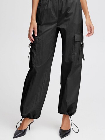 b.young - Loosefit Pantalón cargo 'Datine' en negro: frente