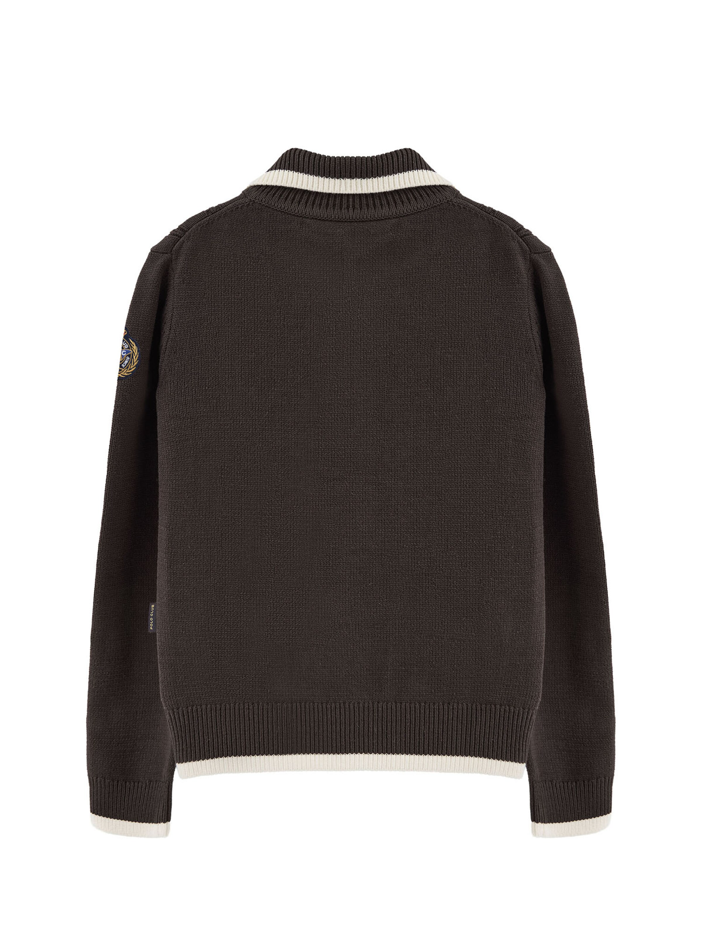 Polo Club Pullover in Braun