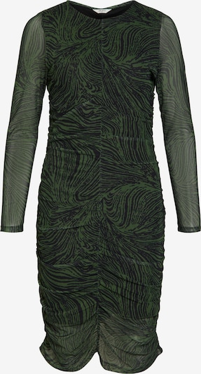 OBJECT Kleid 'Tinka' in dunkelgrün / schwarz, Produktansicht