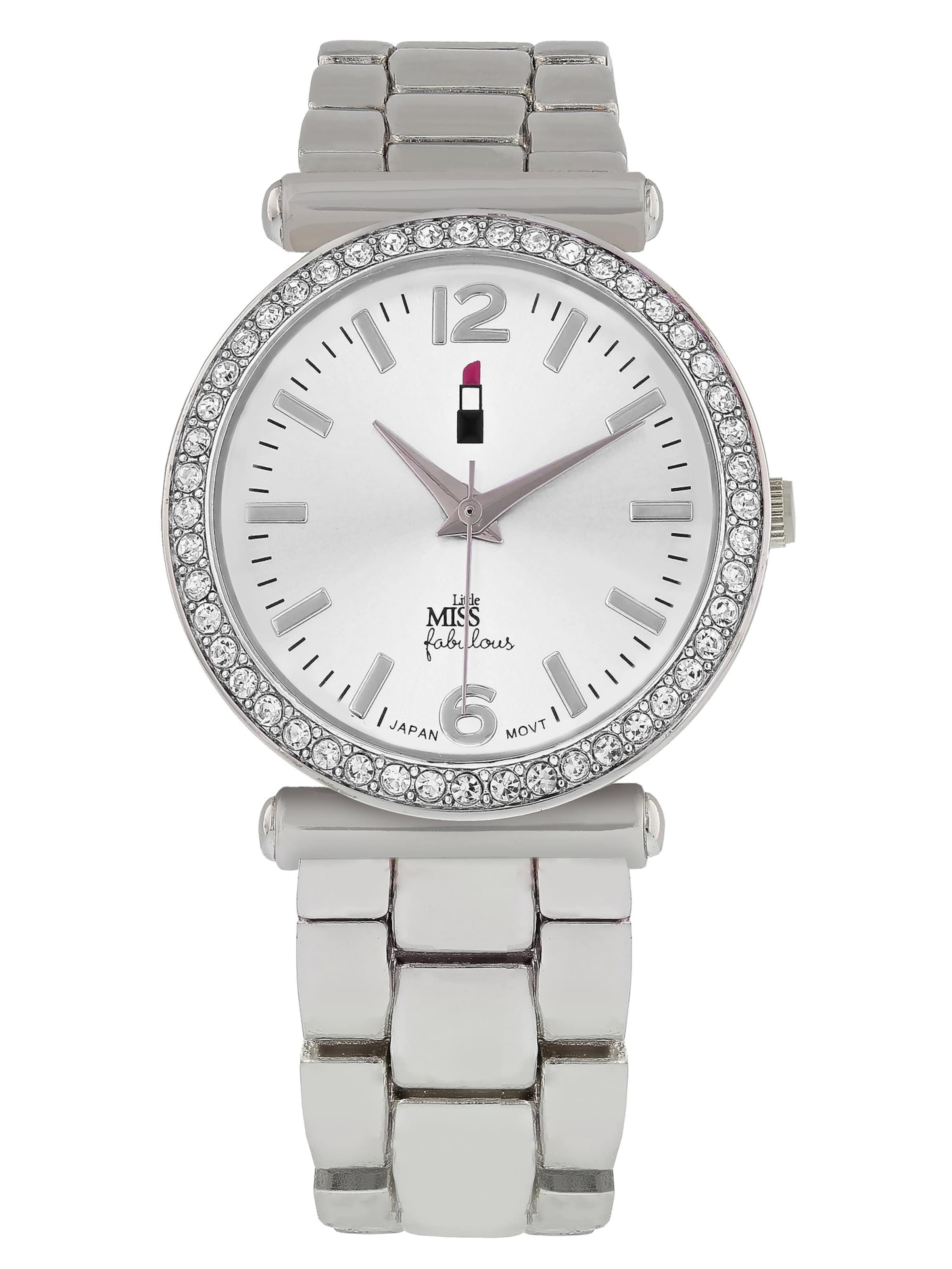 Lucardi Analog Watch in Silver: front