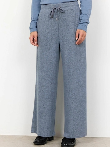 Soyaconcept Wide leg Trousers ' SC_BIARA ' in Blue: front