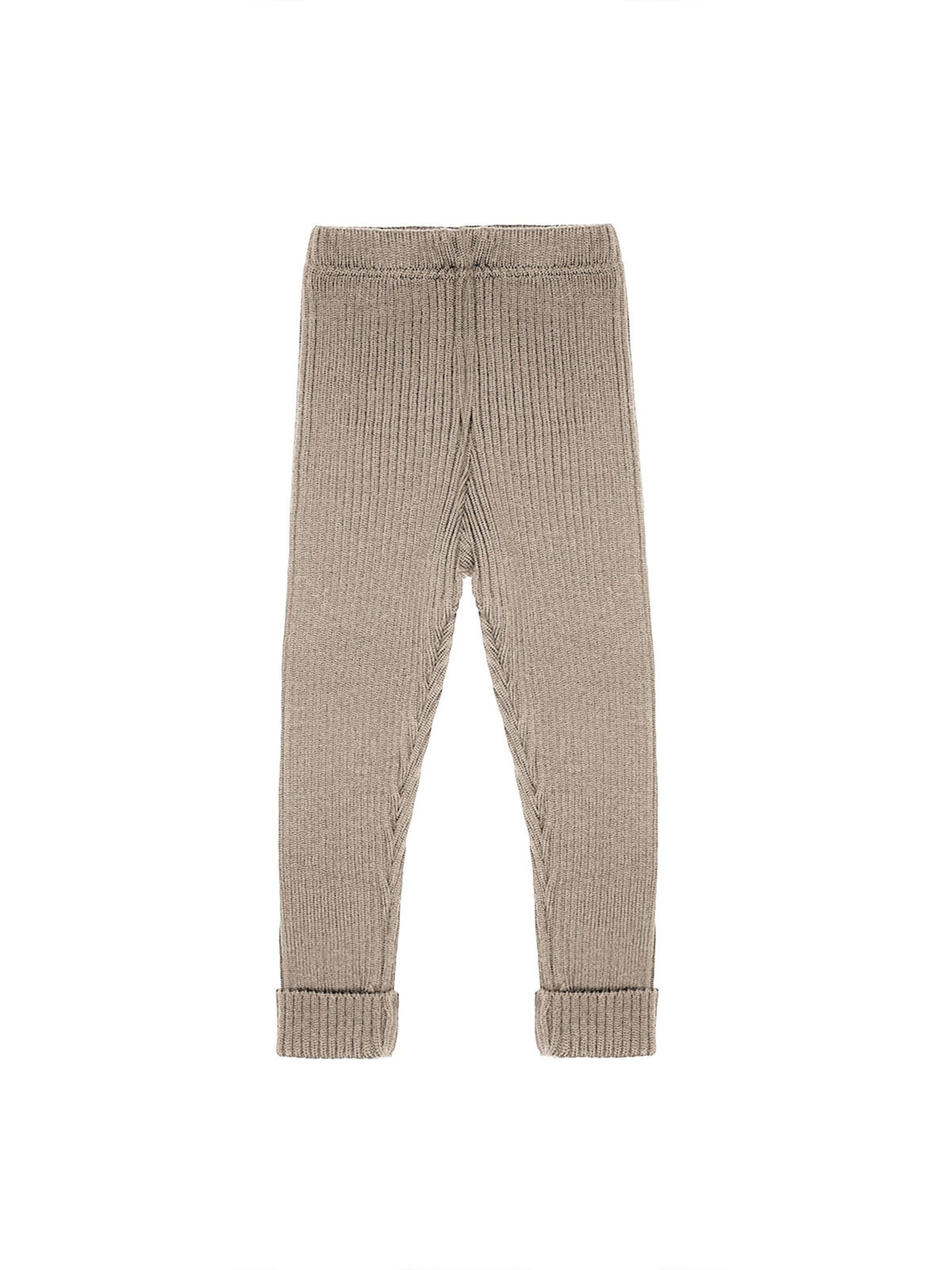 MAXIMO Pants 'MINI-Leggings, Rippstrick' in Beige: front