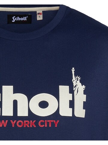 T-Shirt Schott NYC en bleu