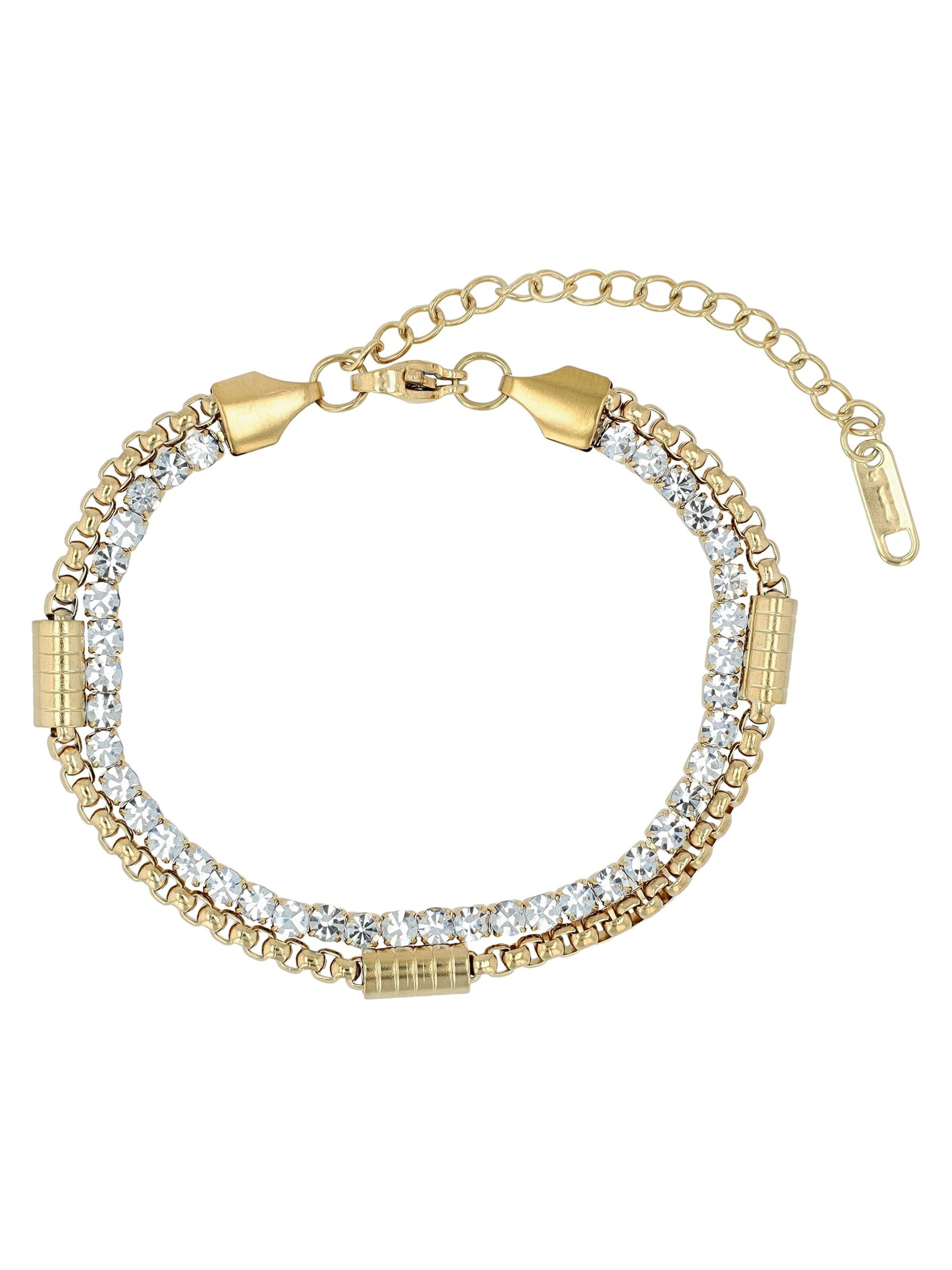 Akzent Bracelet 'Talida, goldfarbig, langlebig' in Gold: front