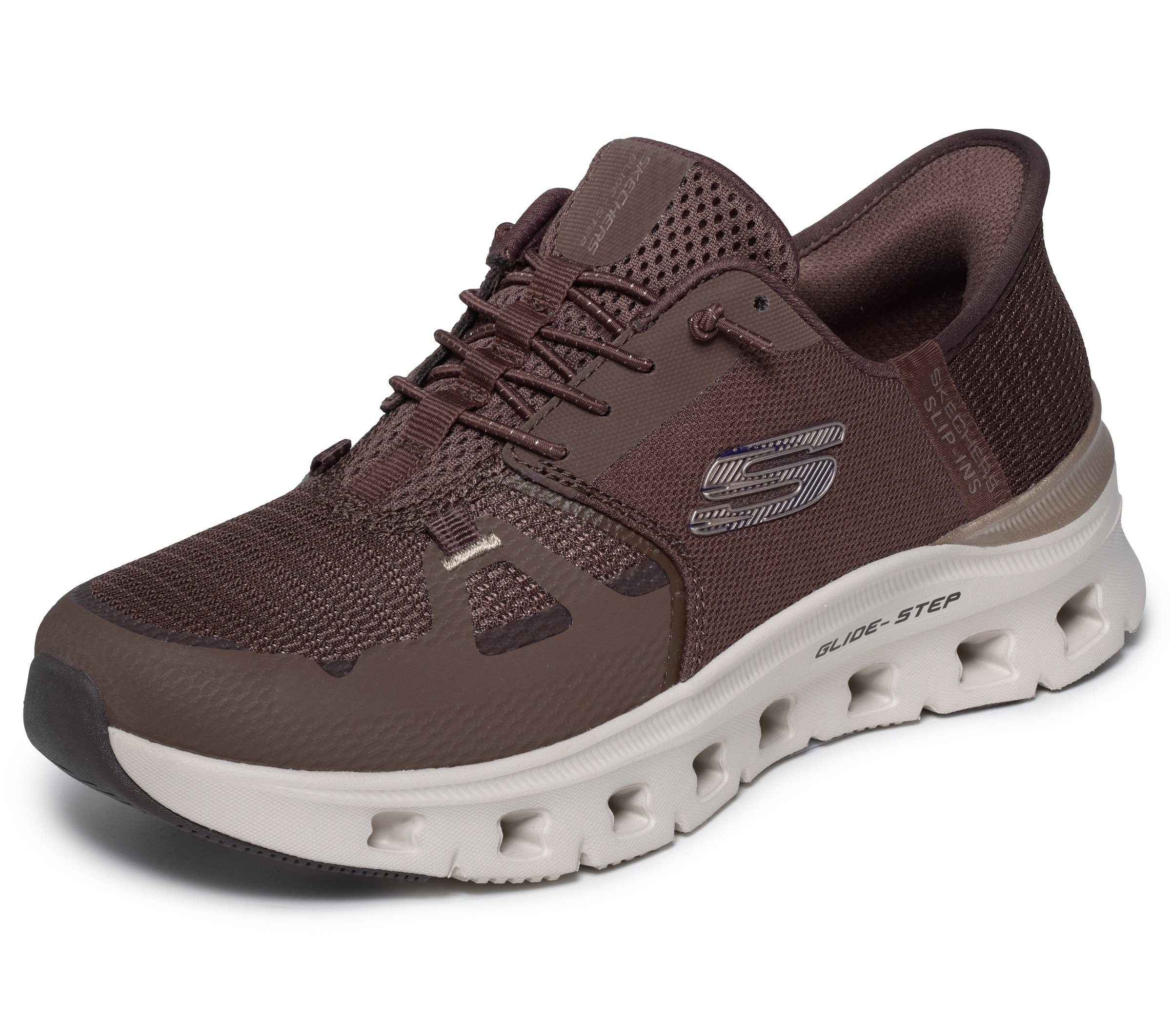 SKECHERS Sneakers in Brown: front