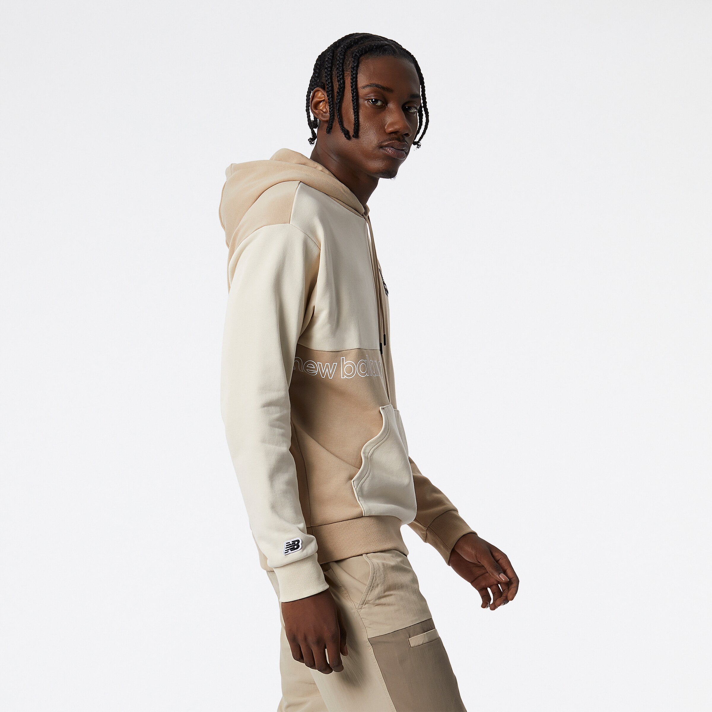 Männer Sportbekleidung new balance Sweatshirt in Beige - LM80093 Männer Sportbekleidung new balance Sweatshirt in Beige - LM80093