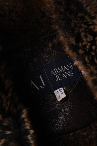 Armani Jeans Kunstlederjacke M in Braun