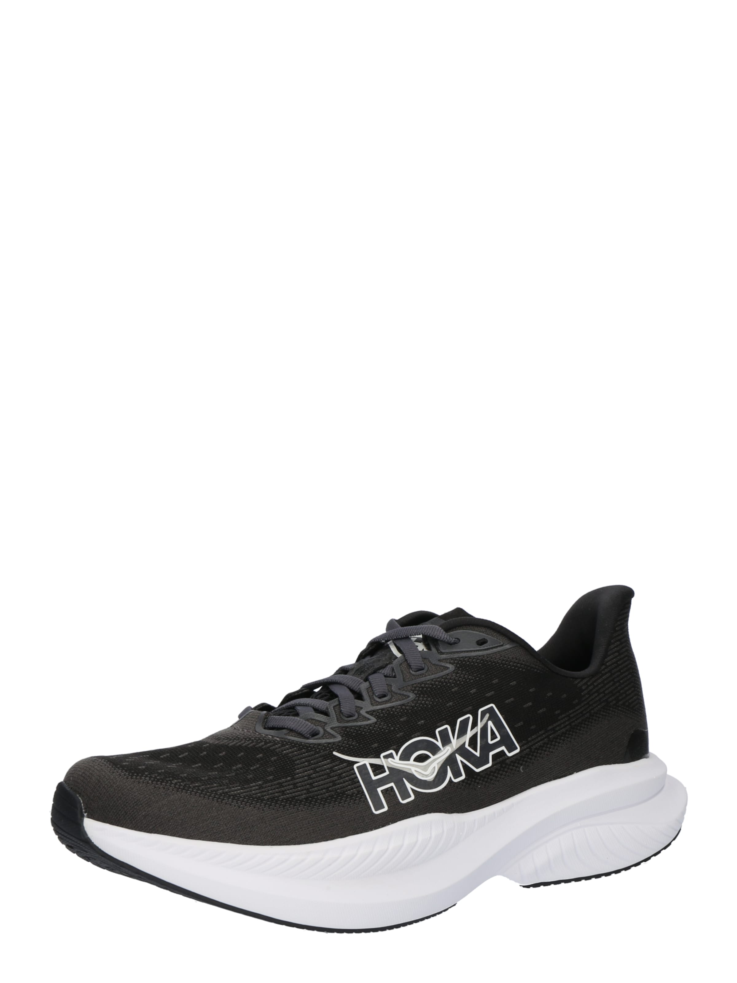 HOKA Chaussure de course 'Mach 6' en noir / blanc, Vue avec produit