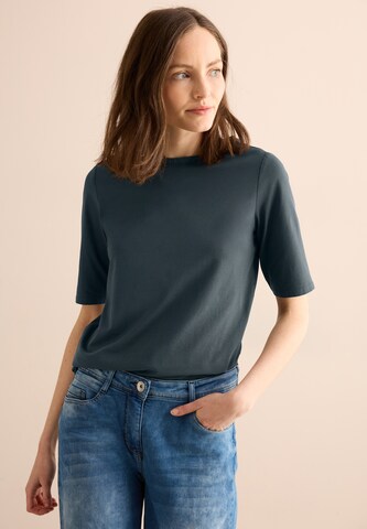 CECIL Basic T-Shirt in Grün: Vorderseite