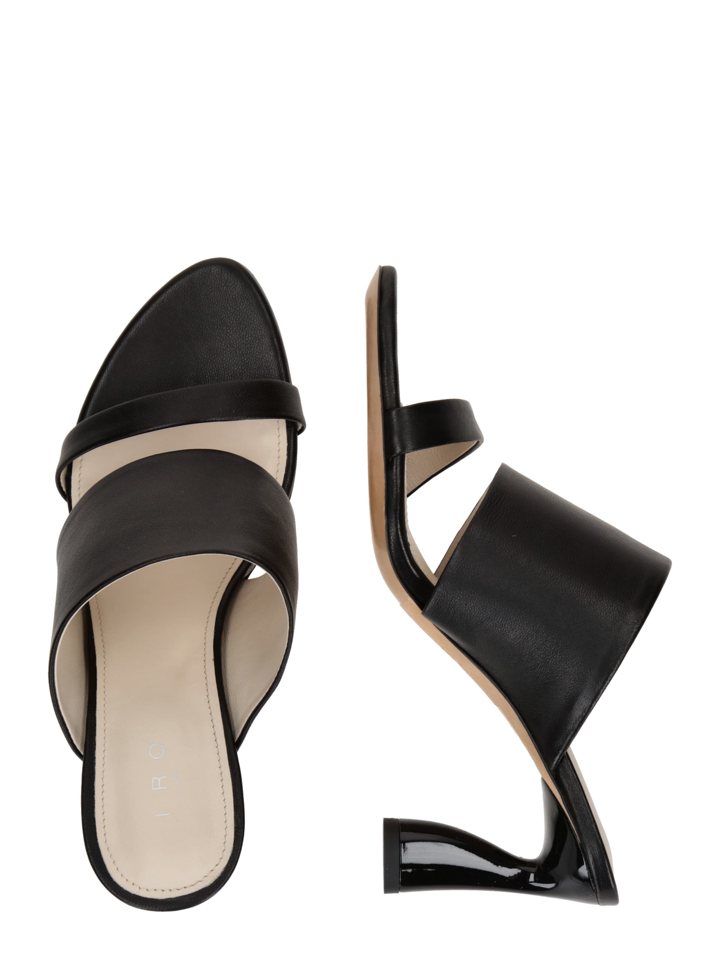 melns IRO Ādas čības