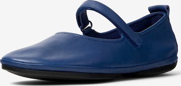 CAMPER Ballet Flats with Strap ' Right Nina ' in Blue: front