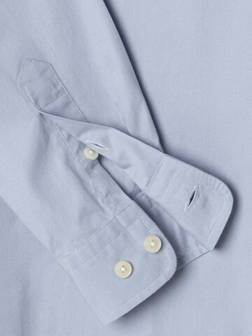 Hackett London Regular fit Overhemd in Blauw