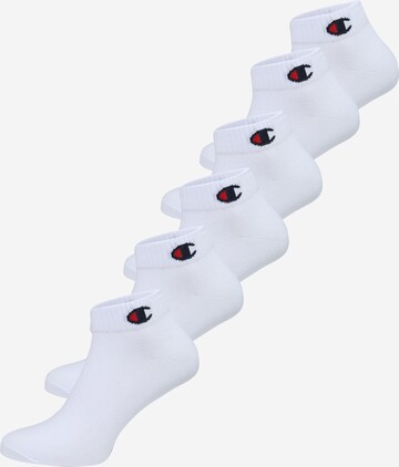 Champion Authentic Athletic Apparel - Calcetines invisibles en blanco: frente