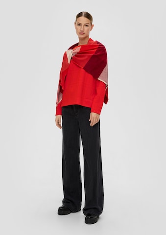 s.Oliver Sweatshirt in Rood