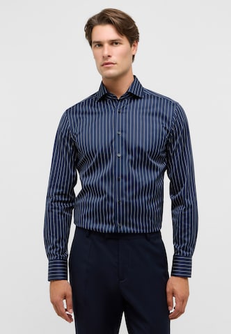 ETERNA Slim fit Zakelijk overhemd in Blauw: voorkant