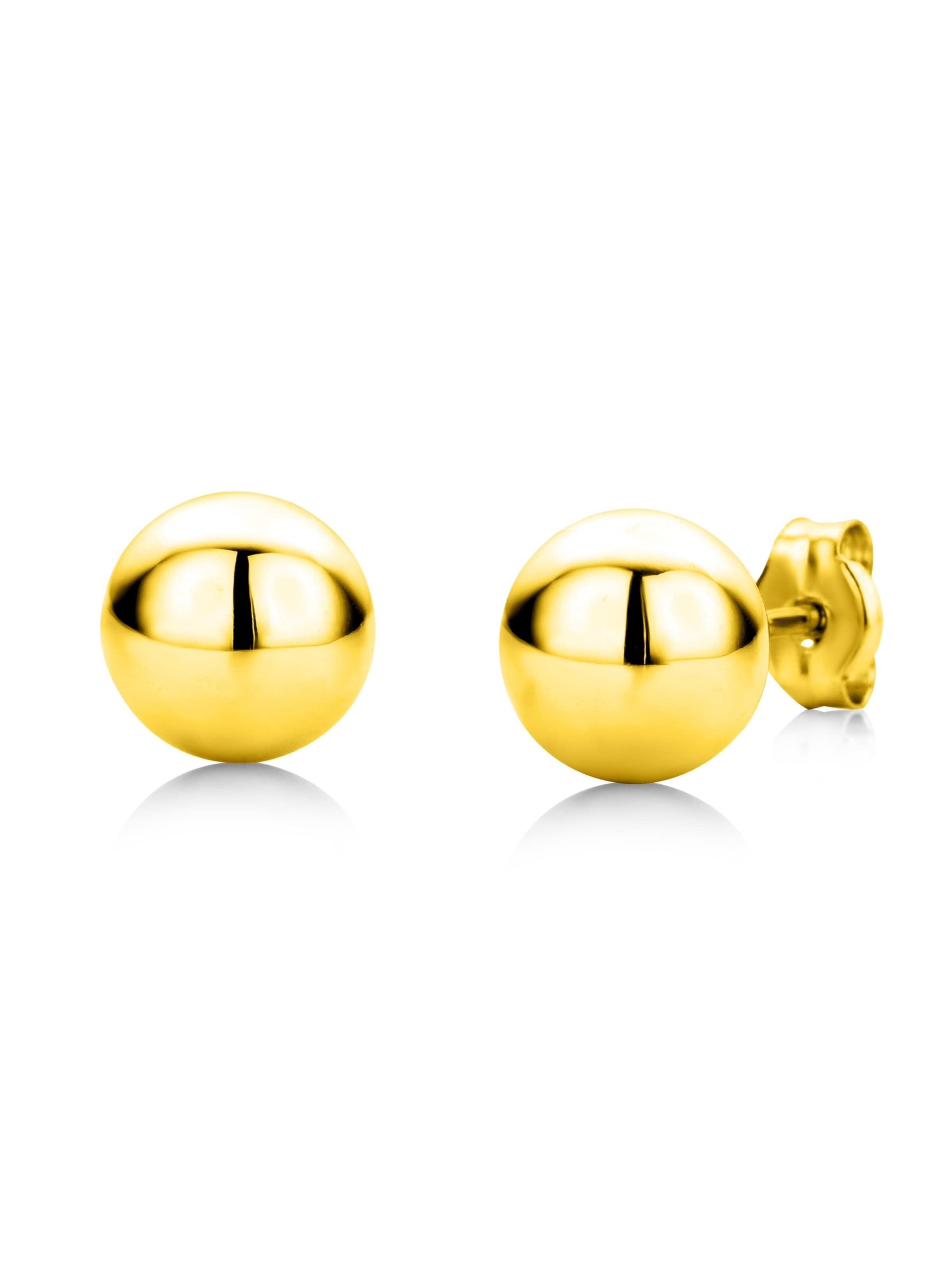 DIAMANT LETERNEL Oorbellen 'Ohrringe aus 750 Gelbgold' in Goud: voorkant