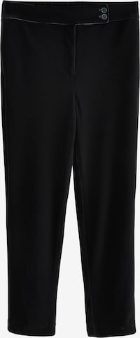 NextTapered Hlače - crna boja: prednji dio