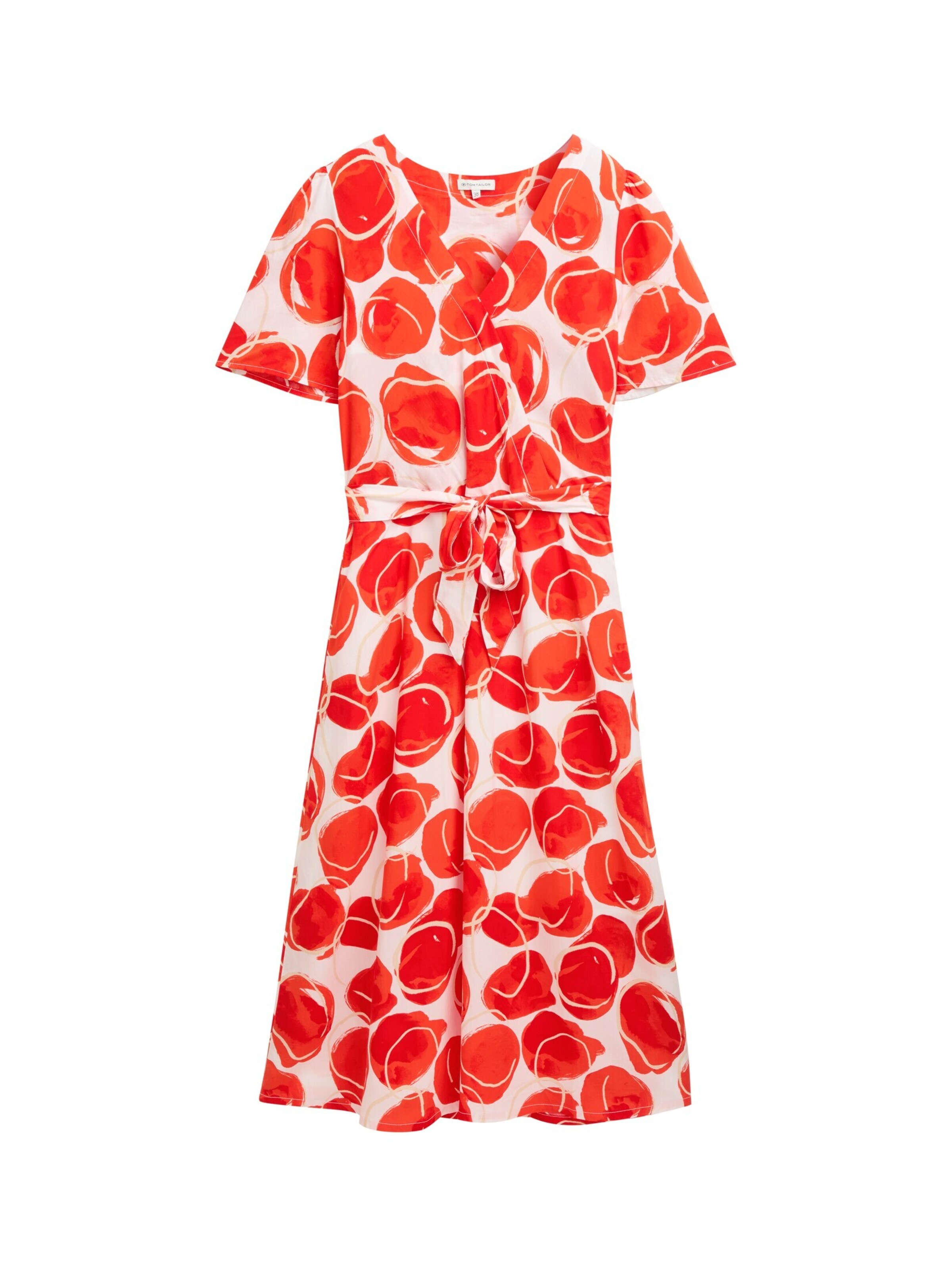 TOM TAILOR Zomerjurk in Rood: voorkant