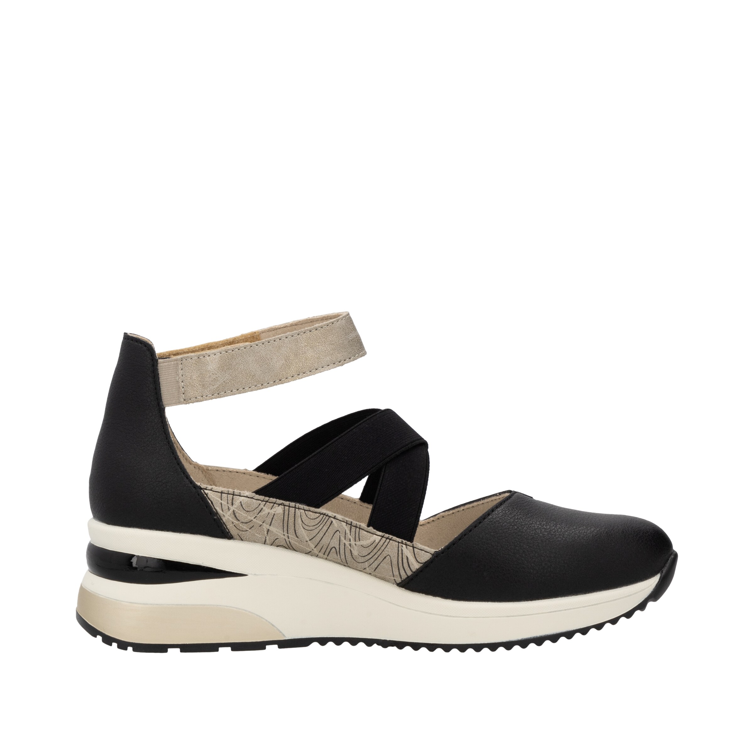 Baskets basses REMONTE en noir