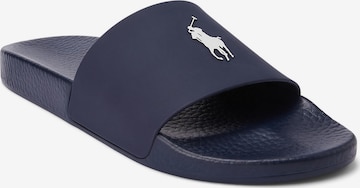 Polo Ralph Lauren - Zapatos abiertos en azul: frente