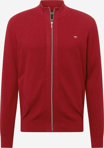 FYNCH-HATTON Knit Cardigan in Red: front