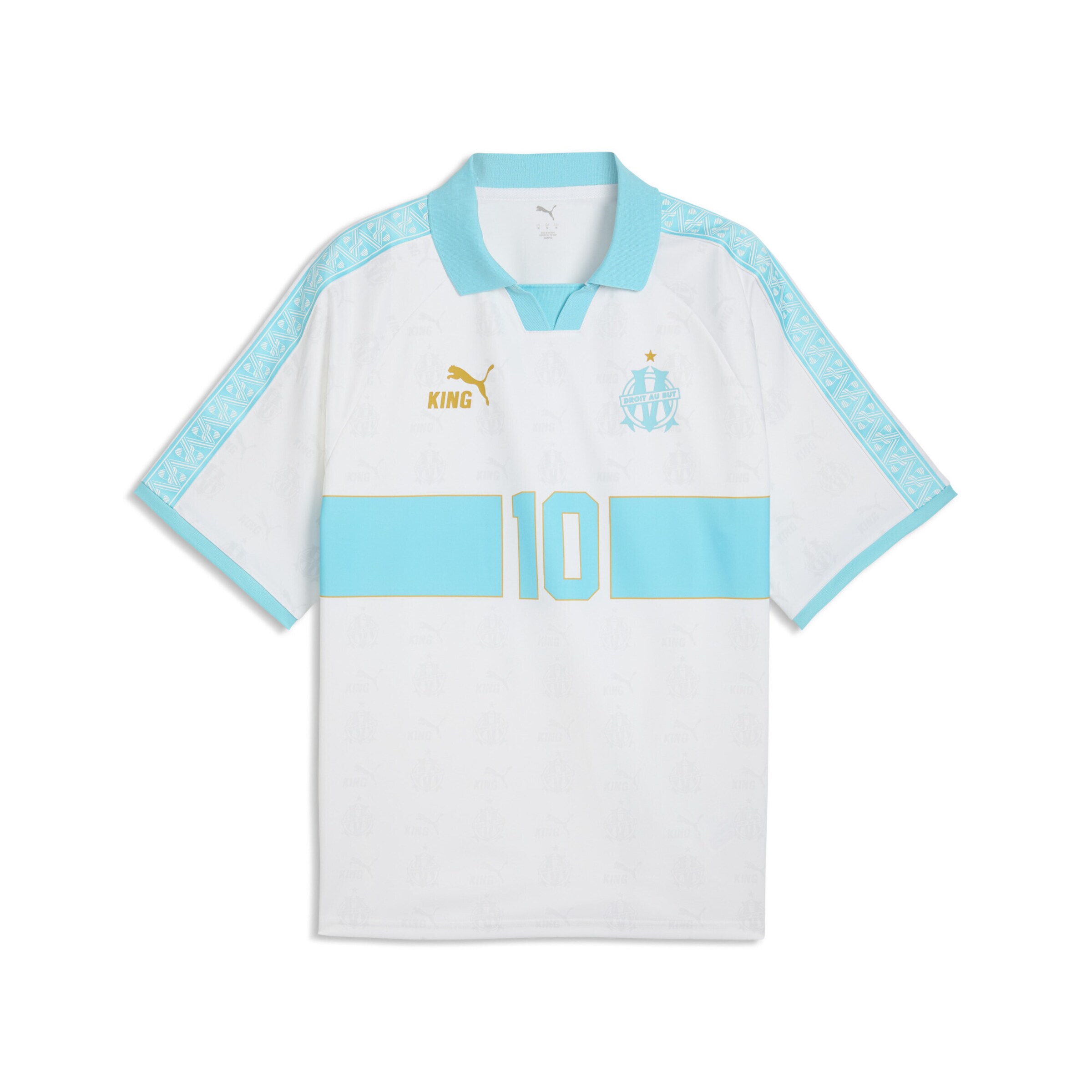 Maillot 'Olympique de Marseille King' PUMA en blanc : devant