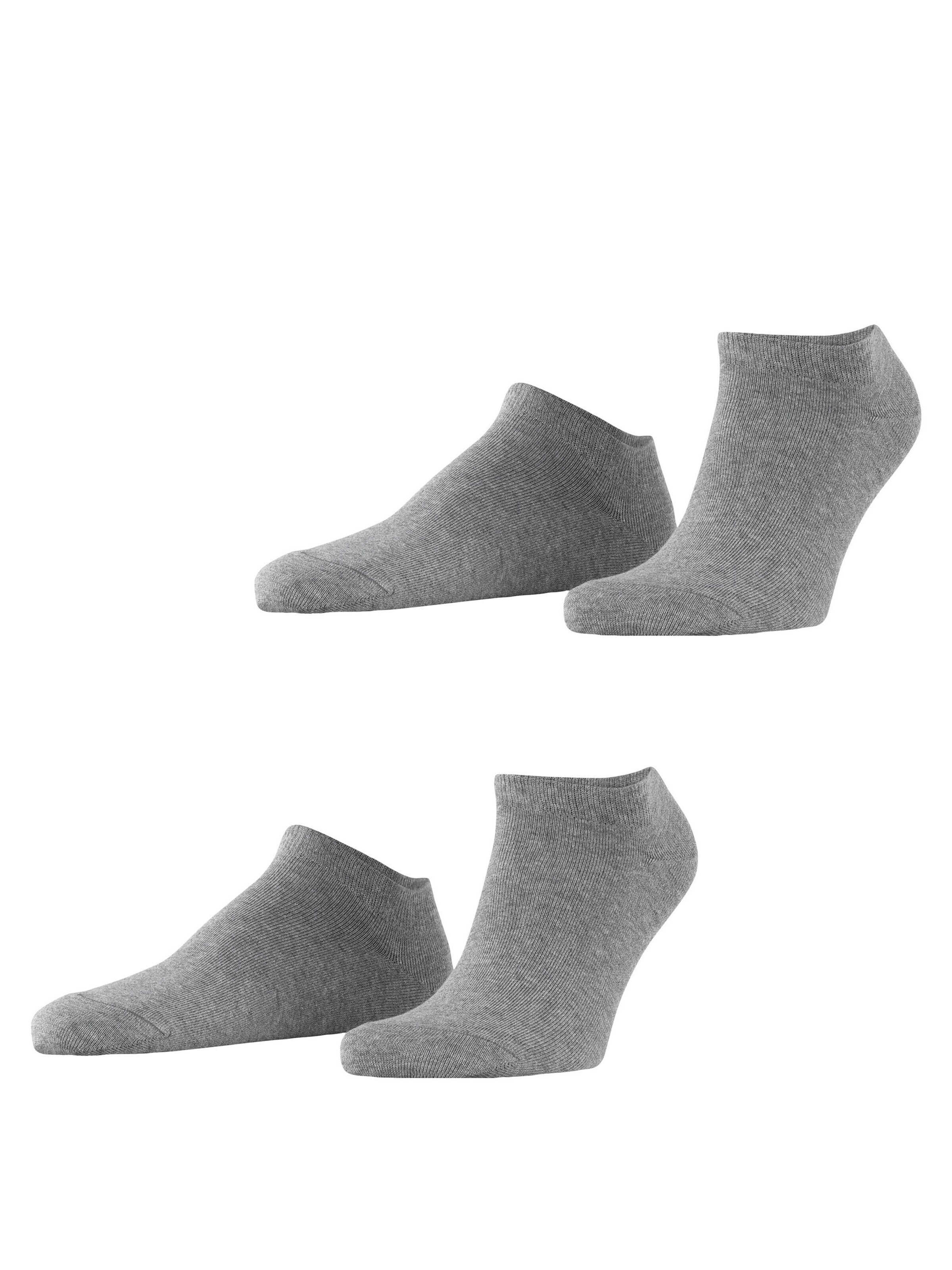 ESPRIT Ankle Socks 'Basic Uni 2-Pack' in Grey: front