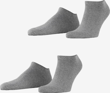 ESPRIT Ankle Socks 'Basic Uni 2-Pack' in Grey: front