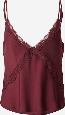 ETAM Pyjamapaita 'DENY' värissä punainen: etupuoli