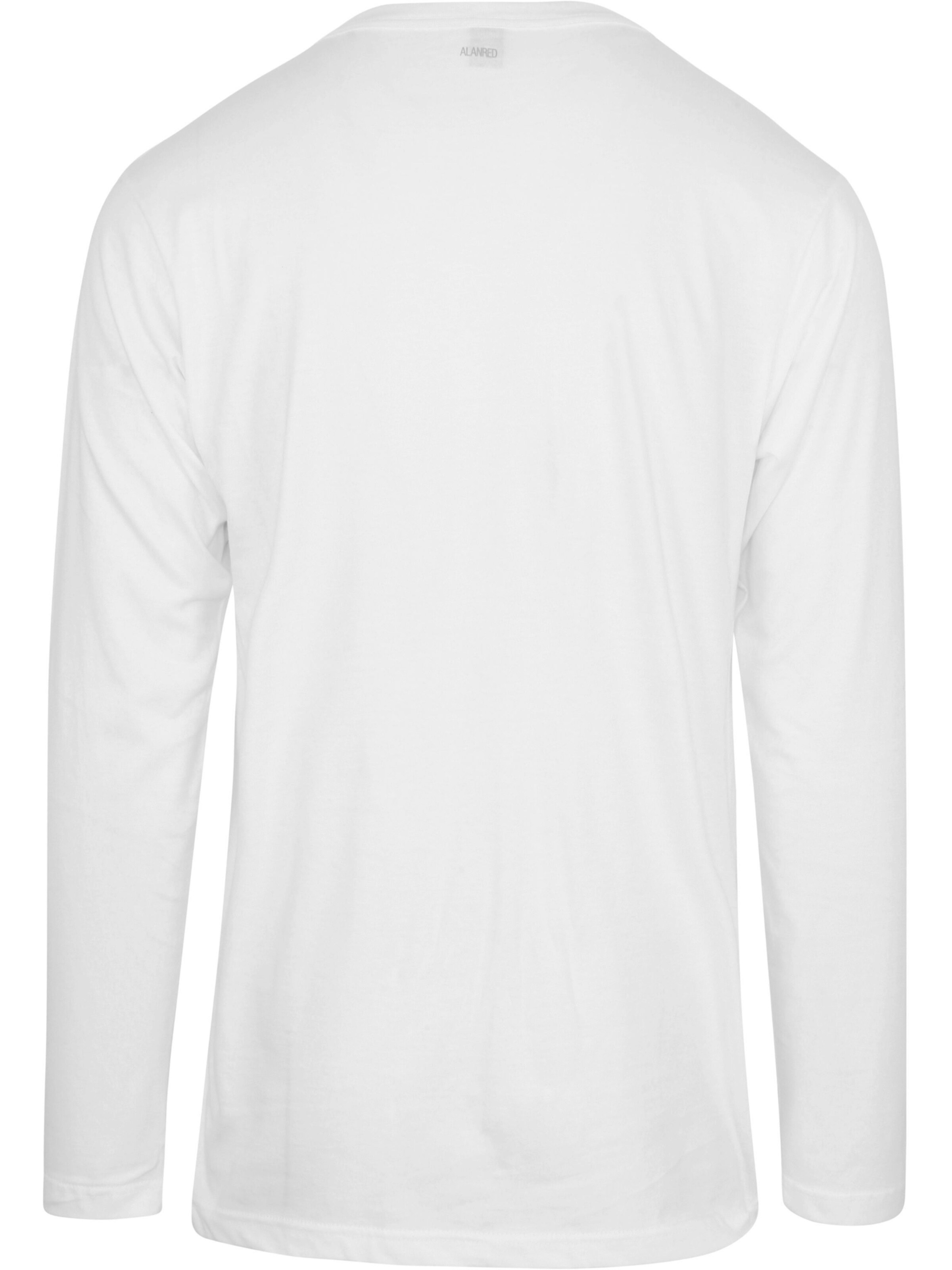 alan red Shirt 'Virginia' in White