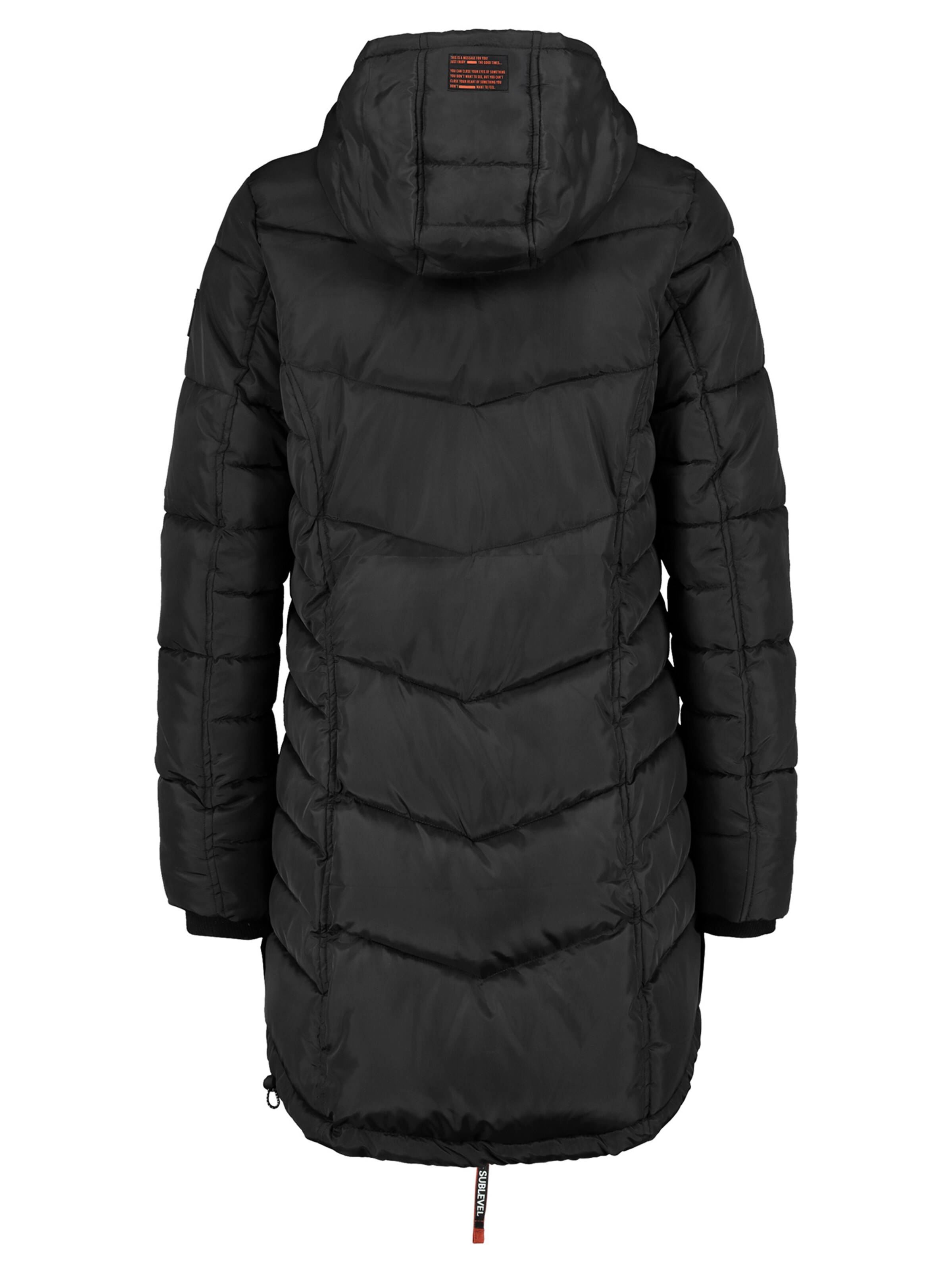 Sublevel Mantel in Schwarz