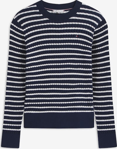 Megztinis iš TOMMY HILFIGER, spalva – tamsiai mėlyna / balta, Prekių apžvalga