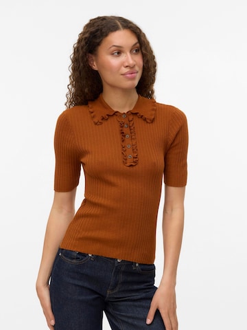 VERO MODA Top 'AWShirli' in Brown: front